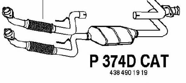 Fenno P374DCAT Catalytic Converter P374DCAT: Buy near me in Poland at 2407.PL - Good price!