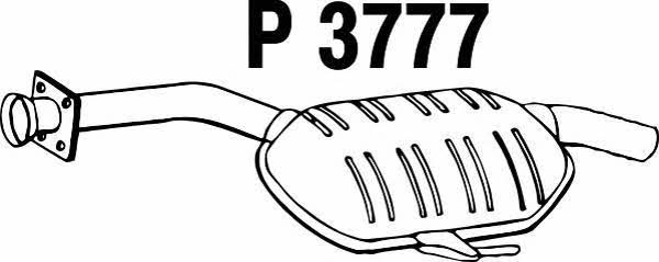 Fenno P3777 Глушитель, средняя часть P3777: Отличная цена - Купить в Польше на 2407.PL!