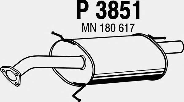 Fenno P3851 End Silencer P3851: Buy near me in Poland at 2407.PL - Good price!