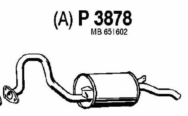 Fenno P3878 End Silencer P3878: Buy near me in Poland at 2407.PL - Good price!