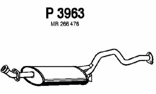 Fenno P3963 End Silencer P3963: Buy near me in Poland at 2407.PL - Good price!