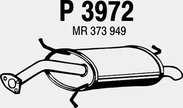 Fenno P3972 End Silencer P3972: Buy near me in Poland at 2407.PL - Good price!