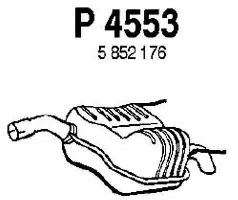 Fenno P4553 Tłumik, część tylna P4553: Dobra cena w Polsce na 2407.PL - Kup Teraz!