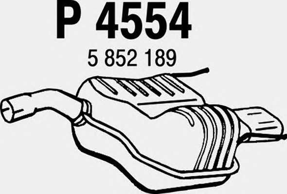 Fenno P4554 Endschalldämpfer P4554: Kaufen Sie zu einem guten Preis in Polen bei 2407.PL!