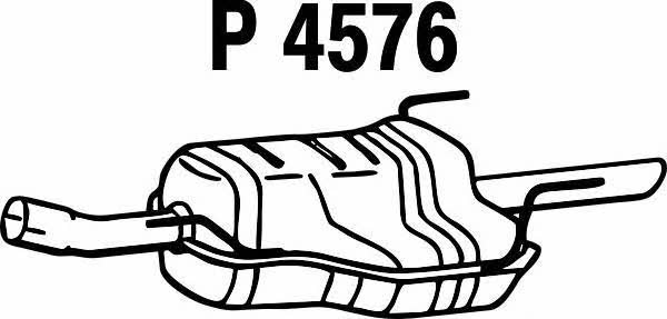 Fenno P4576 Endschalldämpfer P4576: Kaufen Sie zu einem guten Preis in Polen bei 2407.PL!