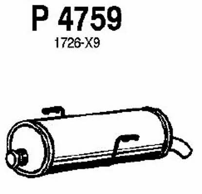 Fenno P4759 End Silencer P4759: Buy near me in Poland at 2407.PL - Good price!