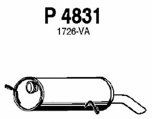 Fenno P4831 End Silencer P4831: Buy near me in Poland at 2407.PL - Good price!