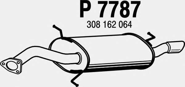 Fenno P7787 Глушник, задня частина P7787: Приваблива ціна - Купити у Польщі на 2407.PL!