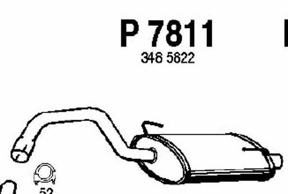 Fenno P7811 End Silencer P7811: Buy near me in Poland at 2407.PL - Good price!