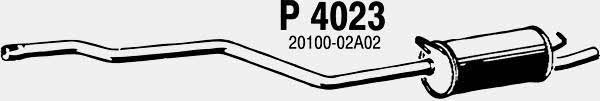 Fenno P4023 Tłumik, część tylna P4023: Atrakcyjna cena w Polsce na 2407.PL - Zamów teraz!