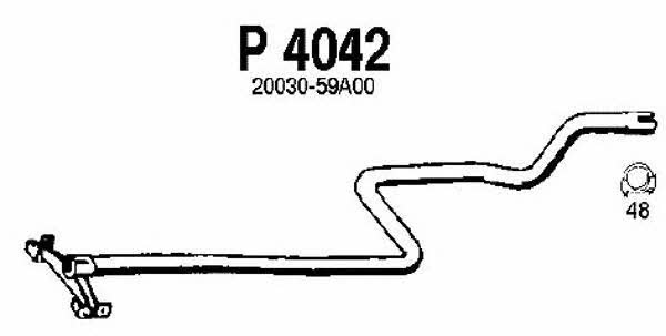 Fenno P4042 Exhaust pipe P4042: Buy near me in Poland at 2407.PL - Good price!