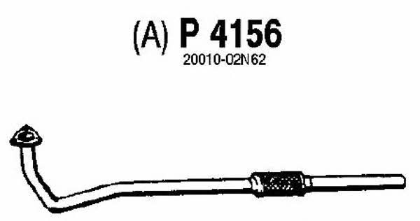 Fenno P4156 Выхлопная труба P4156: Отличная цена - Купить в Польше на 2407.PL!