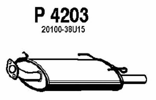 Fenno P4203 Endschalldämpfer P4203: Kaufen Sie zu einem guten Preis in Polen bei 2407.PL!