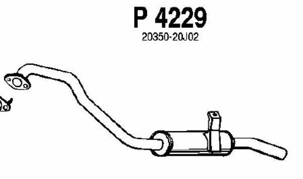 Fenno P4229 End Silencer P4229: Buy near me in Poland at 2407.PL - Good price!