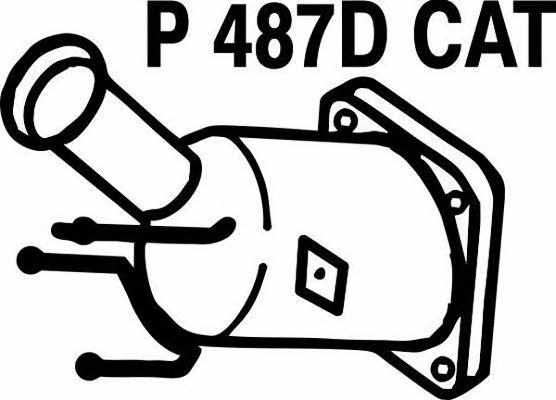 Fenno P487DCAT Catalytic Converter P487DCAT: Buy near me in Poland at 2407.PL - Good price!