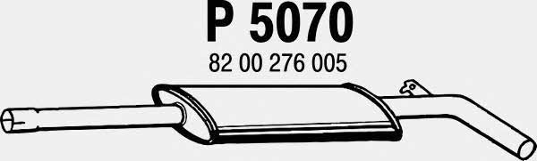 Fenno P5070 Глушитель, средняя часть P5070: Отличная цена - Купить в Польше на 2407.PL!