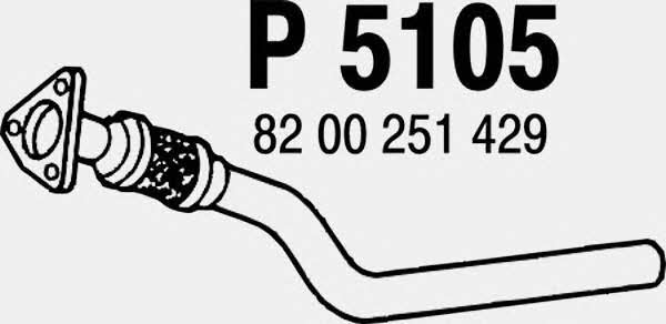 Fenno P5105 Выхлопная труба P5105: Отличная цена - Купить в Польше на 2407.PL!