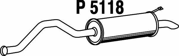Fenno P5118 End Silencer P5118: Buy near me in Poland at 2407.PL - Good price!