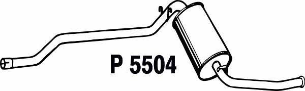 Fenno P5504 Endschalldämpfer P5504: Kaufen Sie zu einem guten Preis in Polen bei 2407.PL!