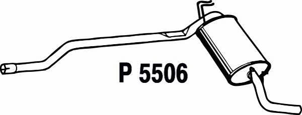 Fenno P5506 Tłumik, część tylna P5506: Dobra cena w Polsce na 2407.PL - Kup Teraz!