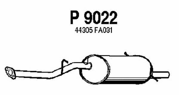 Fenno P9022 End Silencer P9022: Buy near me in Poland at 2407.PL - Good price!