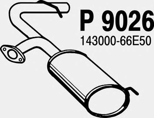 Fenno P9026 Tłumik, część tylna P9026: Atrakcyjna cena w Polsce na 2407.PL - Zamów teraz!