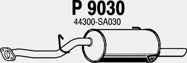 Fenno P9030 Глушитель, задняя часть P9030: Отличная цена - Купить в Польше на 2407.PL!