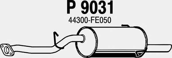 Fenno P9031 Глушитель, задняя часть P9031: Купить в Польше - Отличная цена на 2407.PL!