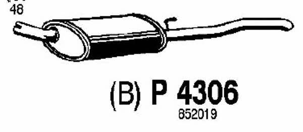 Fenno P4306 End Silencer P4306: Buy near me in Poland at 2407.PL - Good price!