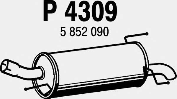 Fenno P4309 Endschalldämpfer P4309: Kaufen Sie zu einem guten Preis in Polen bei 2407.PL!