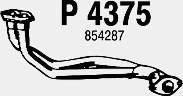 Fenno P4375 Выхлопная труба P4375: Отличная цена - Купить в Польше на 2407.PL!