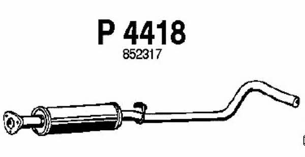 Fenno P4418 Central silencer P4418: Buy near me in Poland at 2407.PL - Good price!