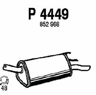 Fenno P4449 End Silencer P4449: Buy near me at 2407.PL in Poland at an Affordable price!