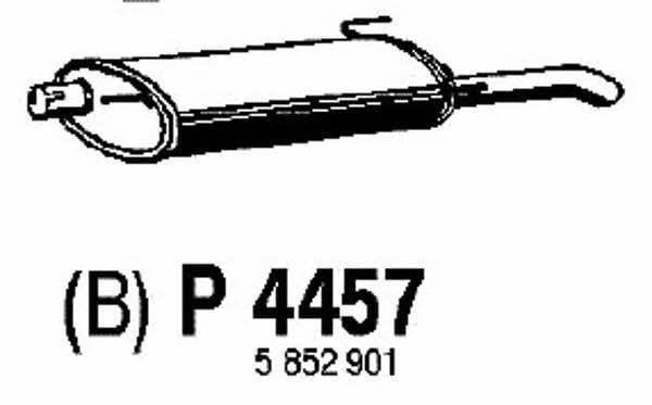 Fenno P4457 End Silencer P4457: Buy near me in Poland at 2407.PL - Good price!