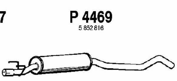 Fenno P4469 Глушитель, средняя часть P4469: Отличная цена - Купить в Польше на 2407.PL!