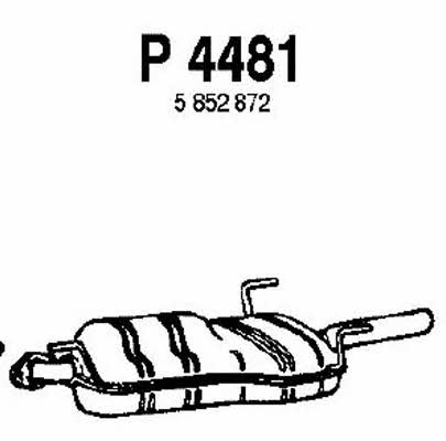 Fenno P4481 End Silencer P4481: Buy near me in Poland at 2407.PL - Good price!