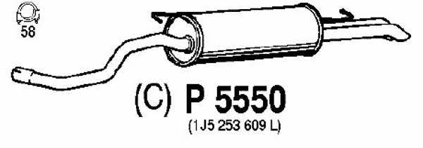 Fenno P5550 End Silencer P5550: Buy near me in Poland at 2407.PL - Good price!