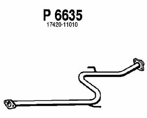 Fenno P6635 Exhaust pipe P6635: Buy near me at 2407.PL in Poland at an Affordable price!