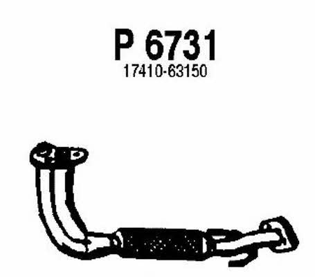 Fenno P6731 Exhaust pipe P6731: Buy near me at 2407.PL in Poland at an Affordable price!