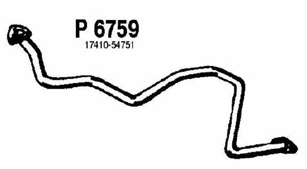 Fenno P6759 Exhaust pipe P6759: Buy near me in Poland at 2407.PL - Good price!