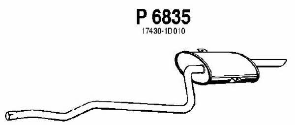 Fenno P6835 End Silencer P6835: Buy near me in Poland at 2407.PL - Good price!