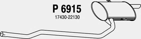 Fenno P6915 Endschalldämpfer P6915: Kaufen Sie zu einem guten Preis in Polen bei 2407.PL!