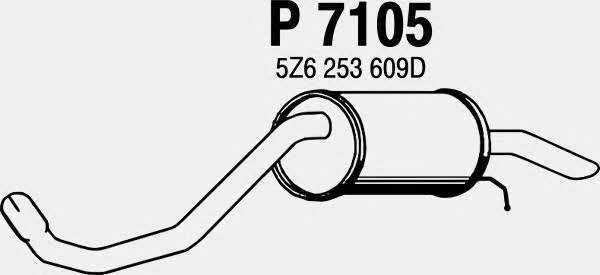 Fenno P7105 Tłumik, część tylna P7105: Atrakcyjna cena w Polsce na 2407.PL - Zamów teraz!