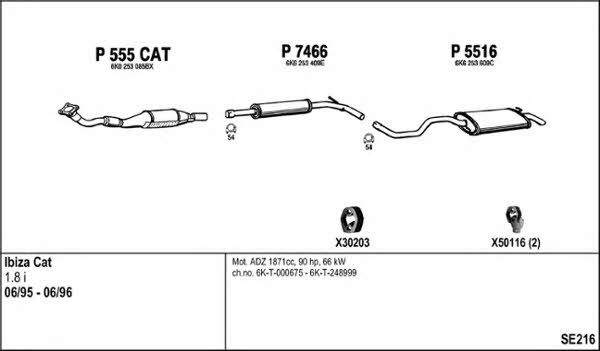  SE216 Układ wydechowy SE216: Dobra cena w Polsce na 2407.PL - Kup Teraz!