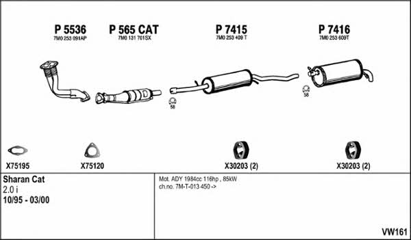  VW161 Abgasanlage VW161: Kaufen Sie zu einem guten Preis in Polen bei 2407.PL!