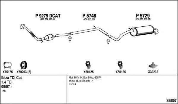  SE807 Układ wydechowy SE807: Dobra cena w Polsce na 2407.PL - Kup Teraz!