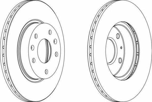 Ferodo DDF1151 Brake disc DDF1151: Buy near me in Poland at 2407.PL - Good price!