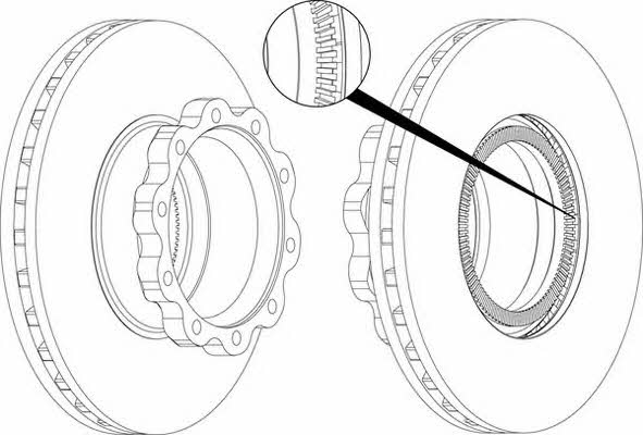 Ferodo FCR161A Brake disc FCR161A: Buy near me in Poland at 2407.PL - Good price!