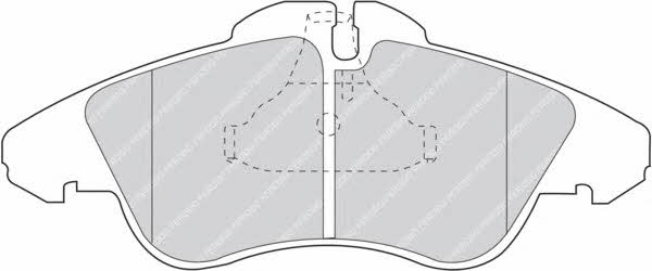 Ferodo FDB1038 Тормозные колодки дисковые FERODO PREMIER, комплект FDB1038: Отличная цена - Купить в Польше на 2407.PL!