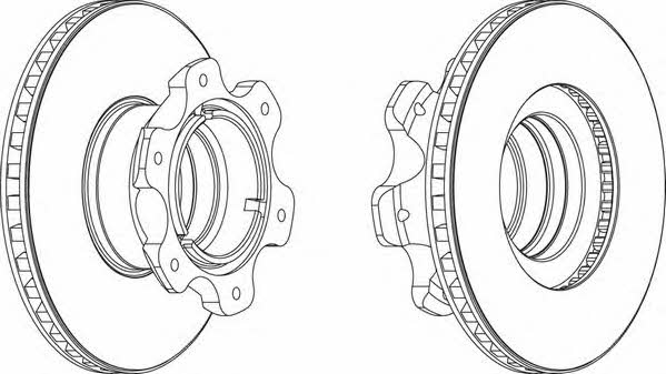 Ferodo FCR209A Hintere belüftete Bremsscheibe FCR209A: Kaufen Sie zu einem guten Preis in Polen bei 2407.PL!